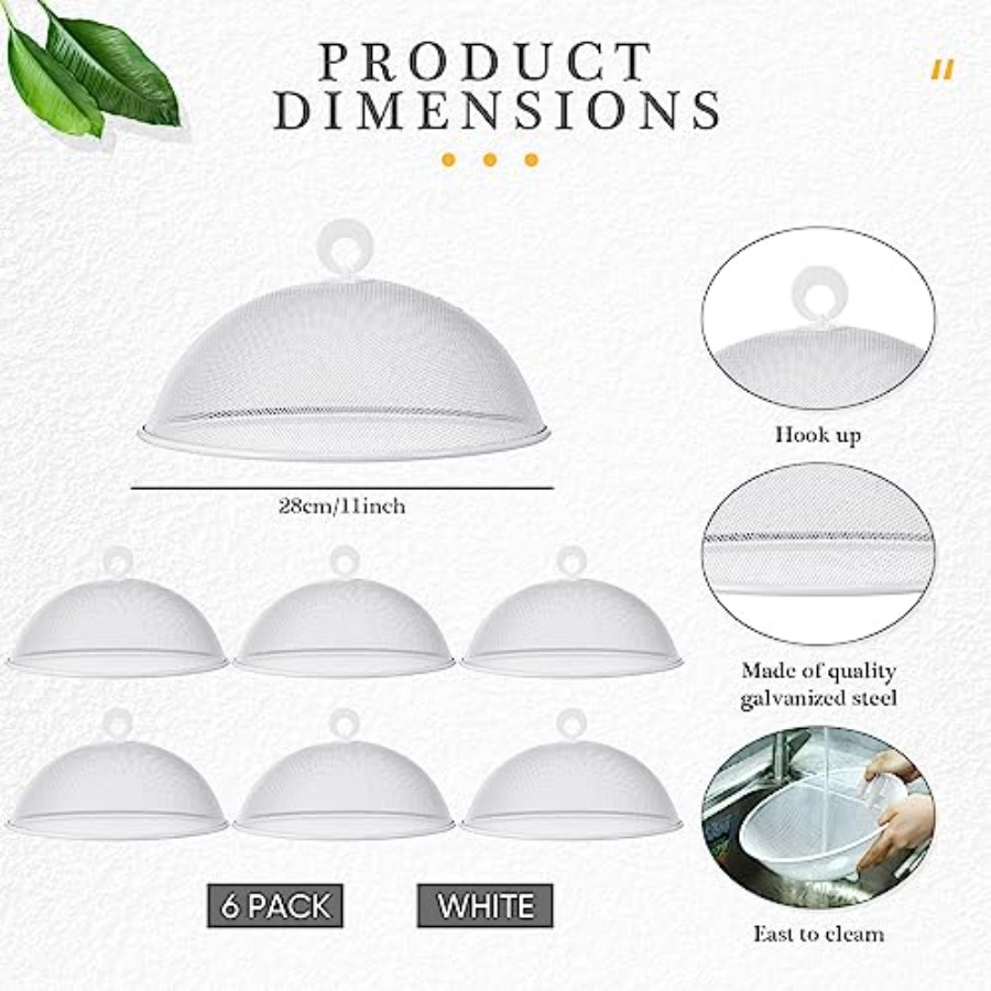 Gerrii 6 Pcs Metal Mesh Food C - Screen Top Mesh recension och pris