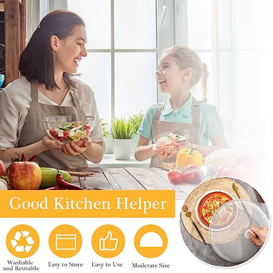 Gerrii 6 Pcs Metal Mesh Food C - Screen Top Mesh recension och pris