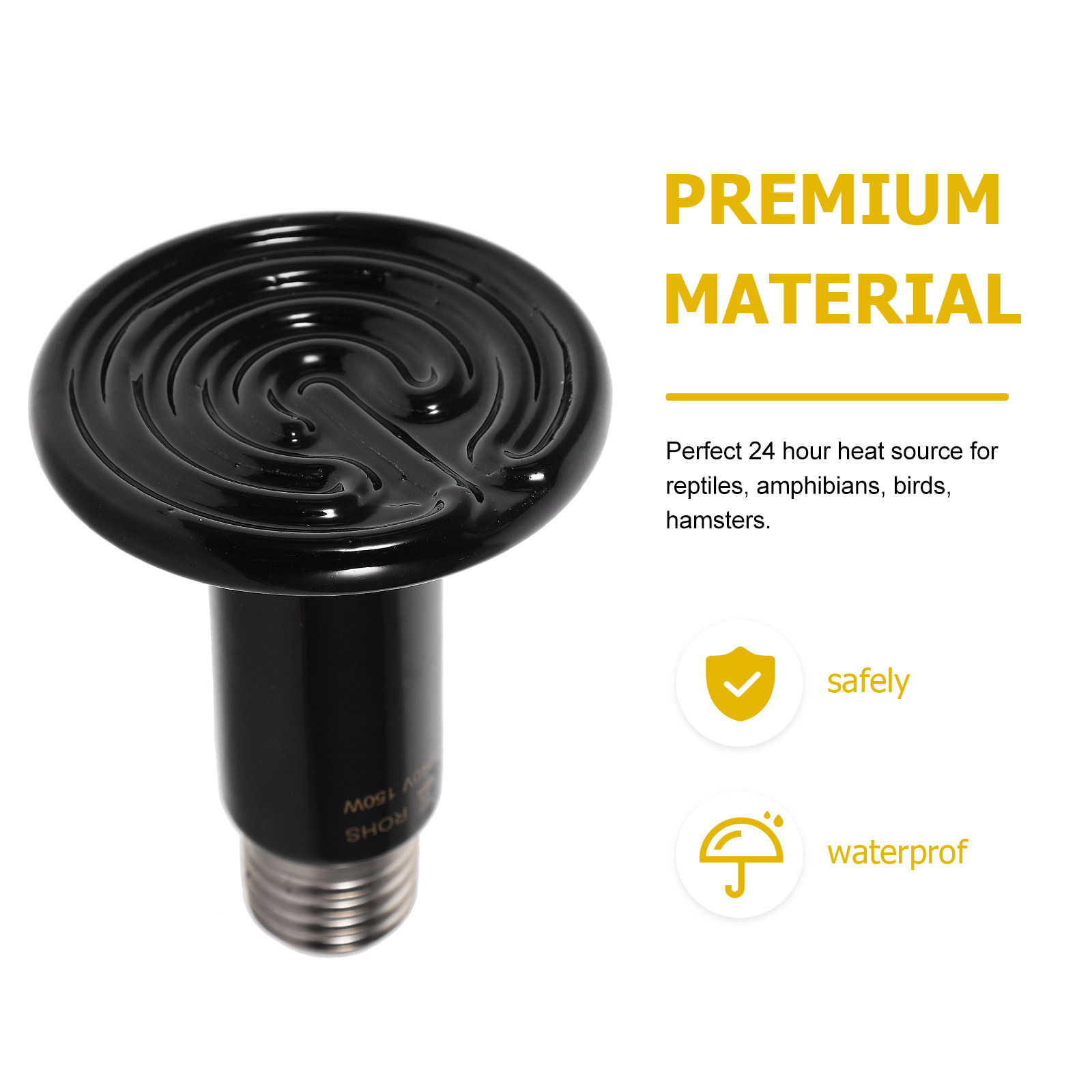 1Pcs Solid Ceramic Heater Lamp - Ceramic Heat Emitter recension och pris