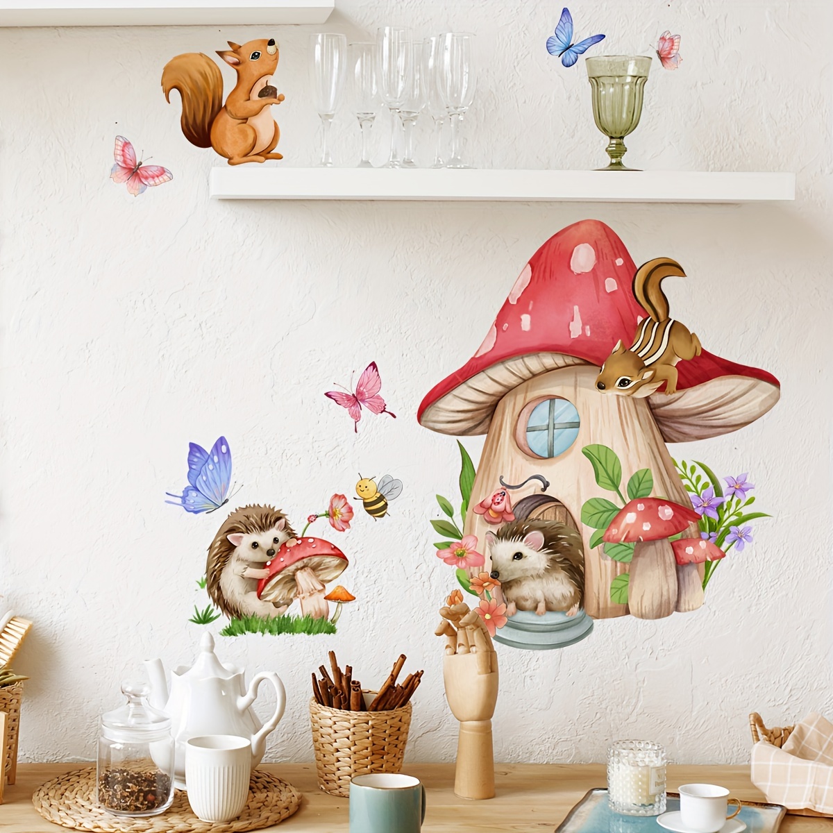 1 Piece of Universal Animal Mu - Pvc Panel Background recension och pris